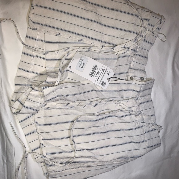 Beachy Zara stripped rustic shorts - Picture 3 of 6